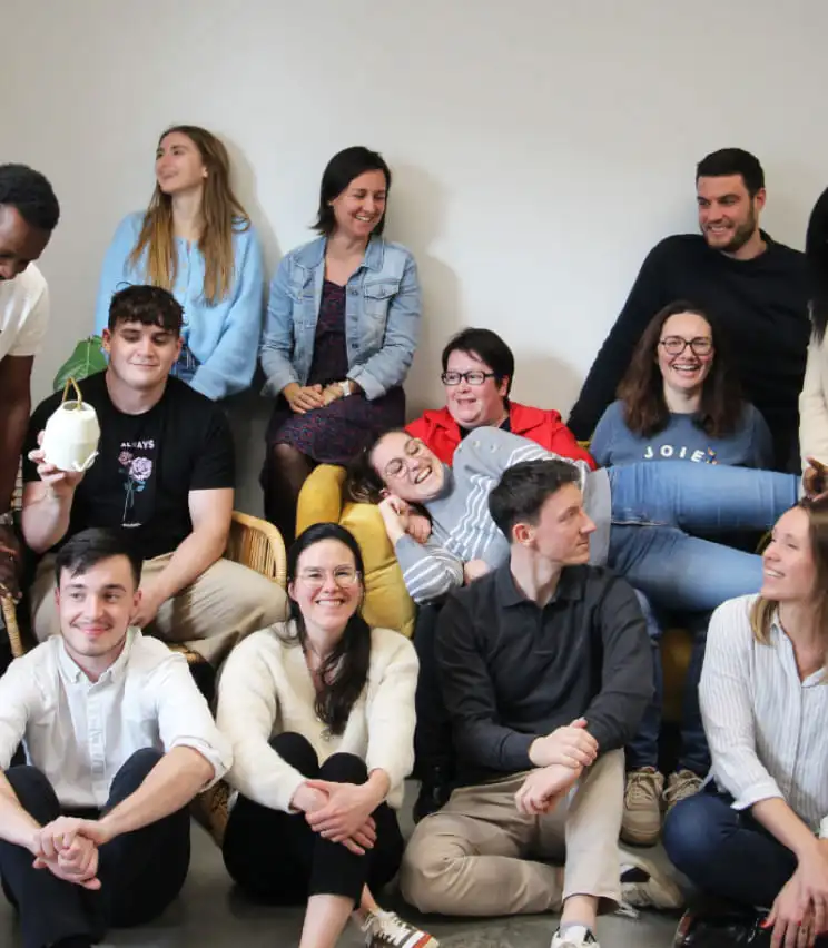 Equipe Loptimsite Hero section photo de groupe